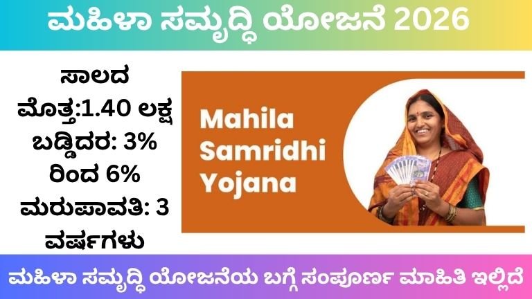 Mahila Samruddhi Loan Scheme