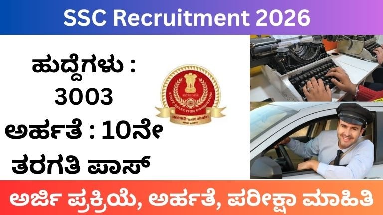SSC Recruitment 2026