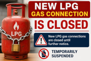 gas booking closed
