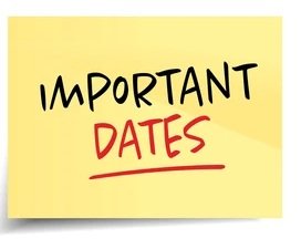 important dates